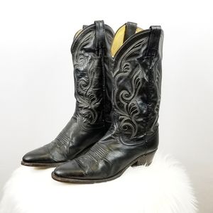 Dan Post Black Cowboy Boots